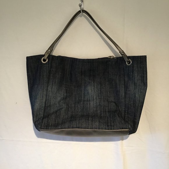 Bold Elements Bedazzled Denim Tote - Picture 2 of 6